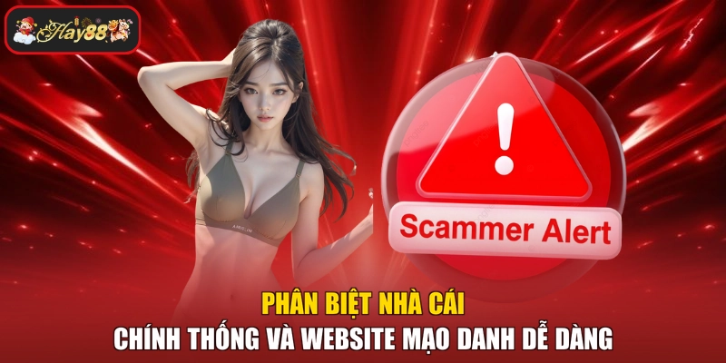 Phân biệt nhà cái chính thống và website mạo danh dễ dàng