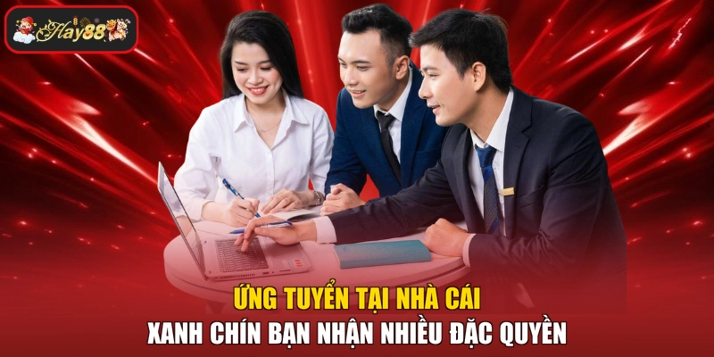 Ứng tuyển tại nhà cái xanh chín bạn nhận nhiều đặc quyền