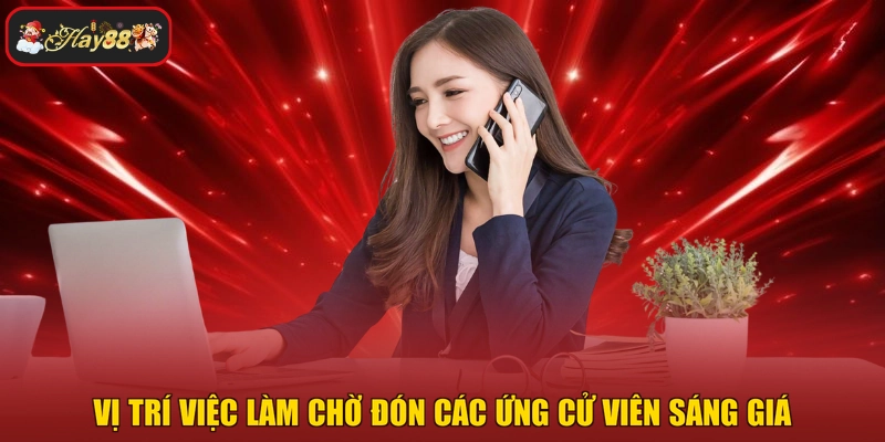 Vị trí việc làm chờ đón các ứng cử viên sáng giá